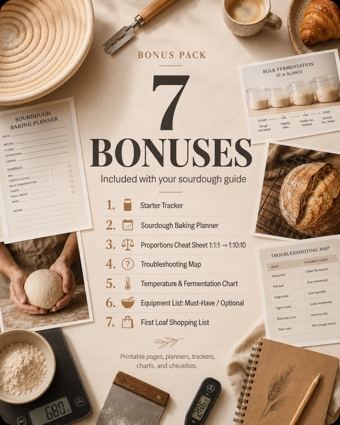Bonus pack: 7 printable bonuses
